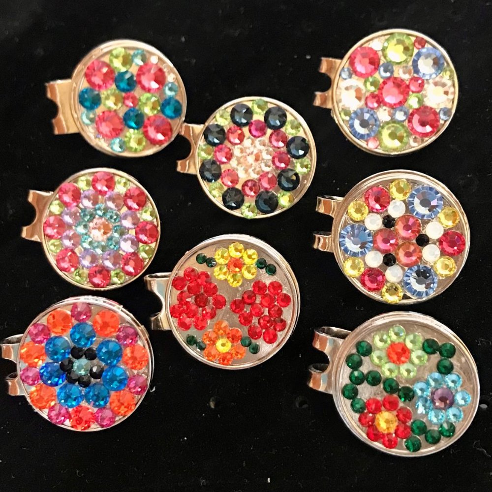 Pretty Putts Golf Ball Markers - Bright Multi
